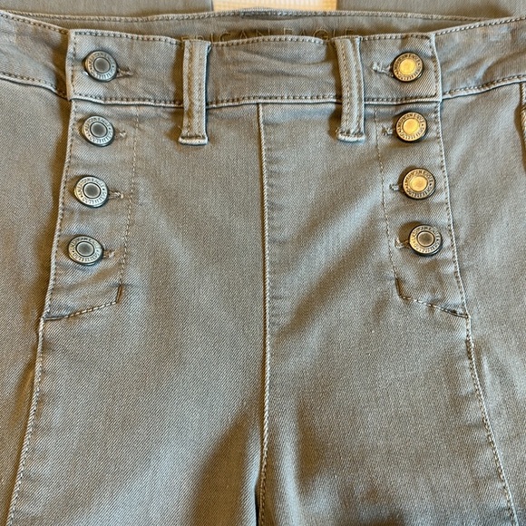 American Eagle Outfitters Next Level Stretch Super Hi Rise Jegging Crop Size 2 - Picture 4 of 14